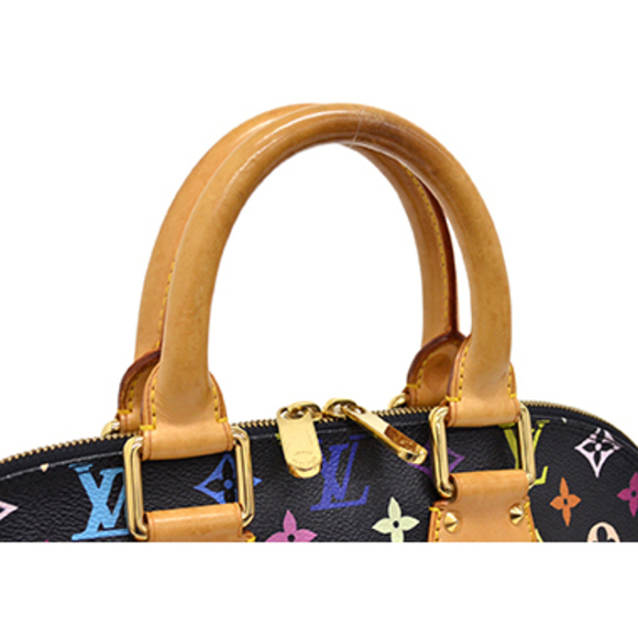 Louis Vuitton Alma Handbag Multicolor Black - Picture 2 of 5